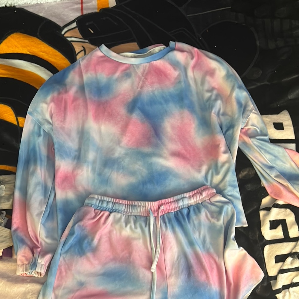Tie-Dye Set - Pink and Blue